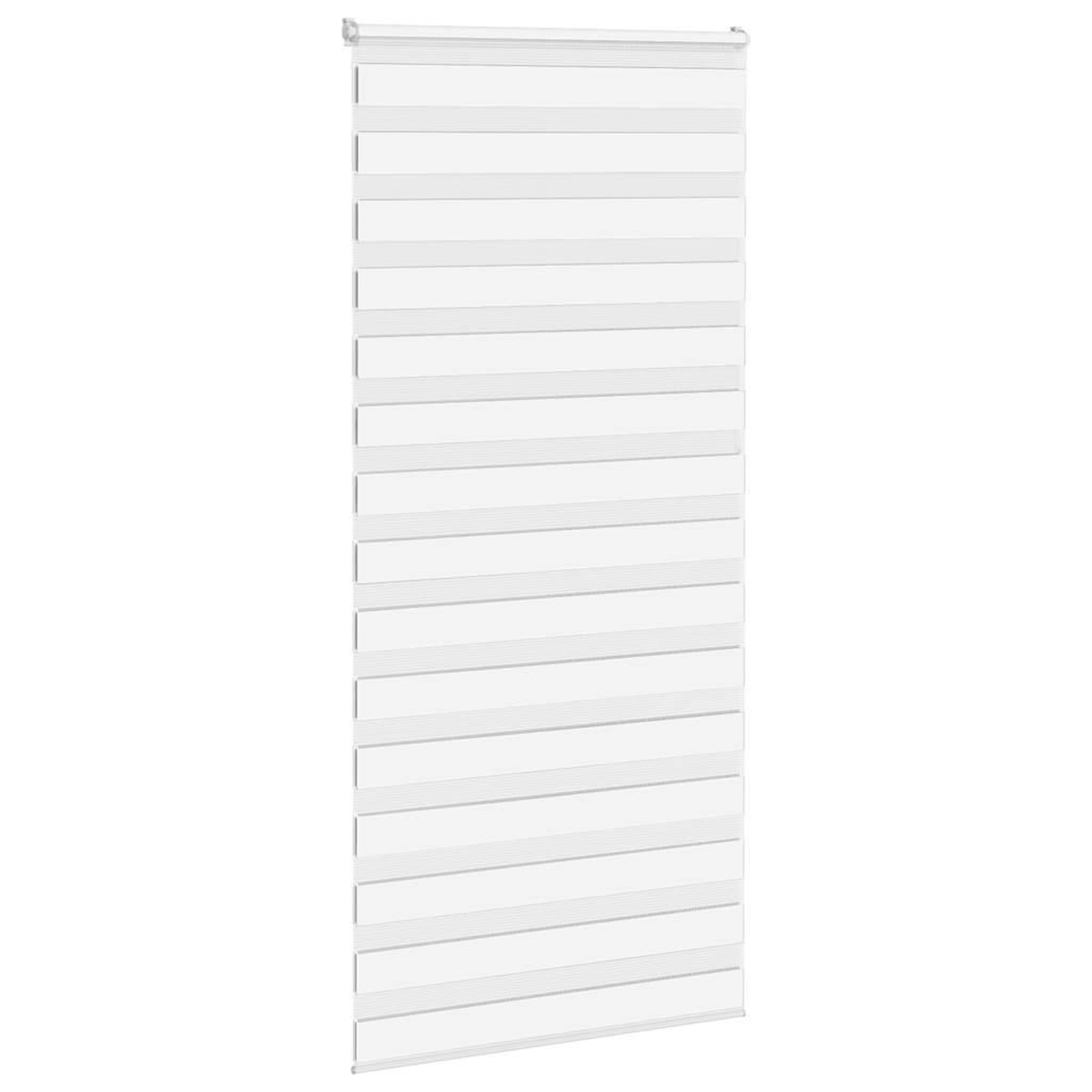 Voir la diapositive 3 : VIDAXL Store zebre blanc 100x230 cm largeur du tissu 95,9cm polyester