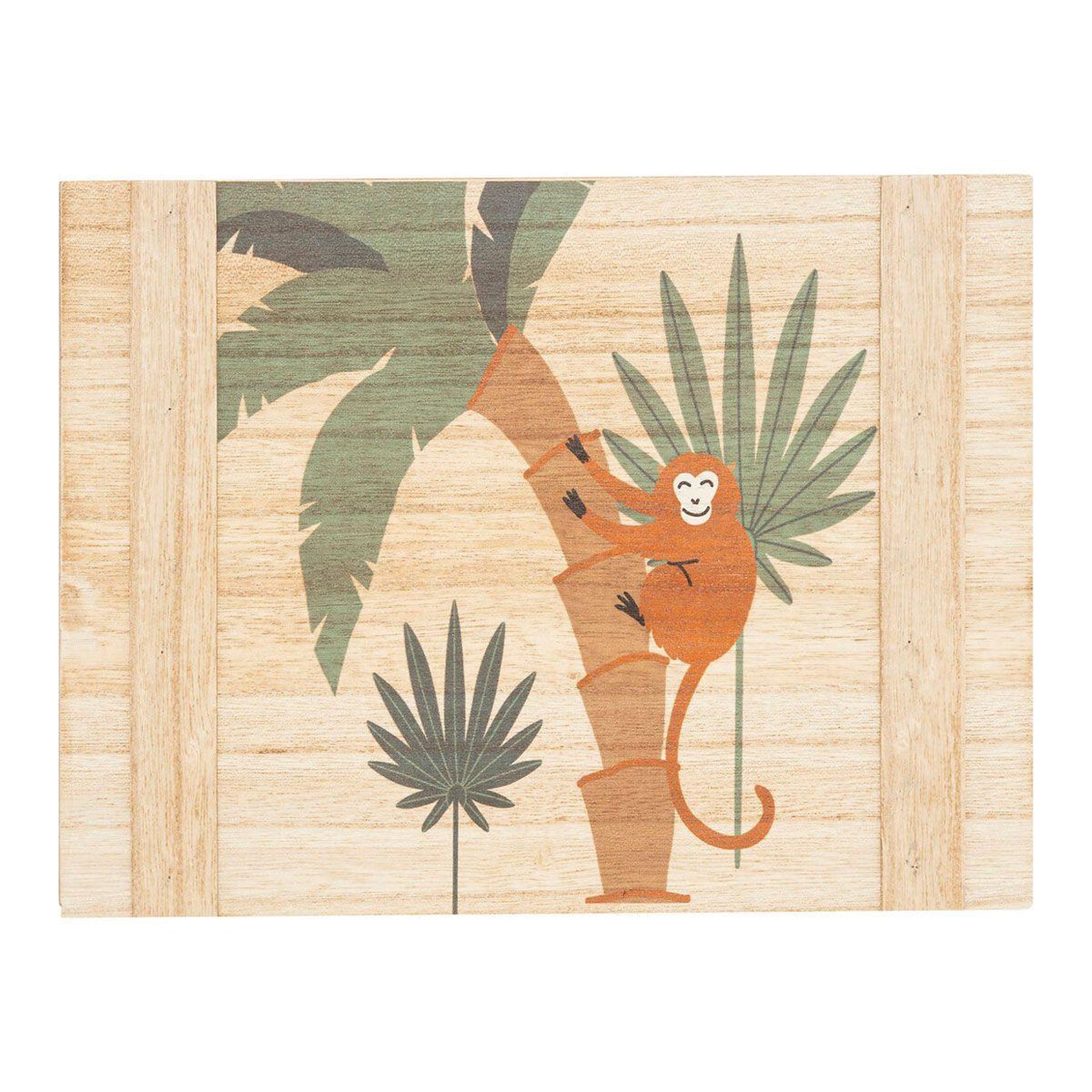 Voir la diapositive 6 : Atmosphera Kids Lot de 3 cagettes enfant  jungle  34cm beige