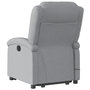 Voir la diapositive 5 : VIDAXL Fauteuil inclinable de massage electrique Gris clair Tissu