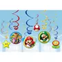  12 Décorations spirales - Super Mario