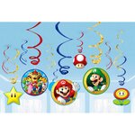  12 Décorations spirales - Super Mario