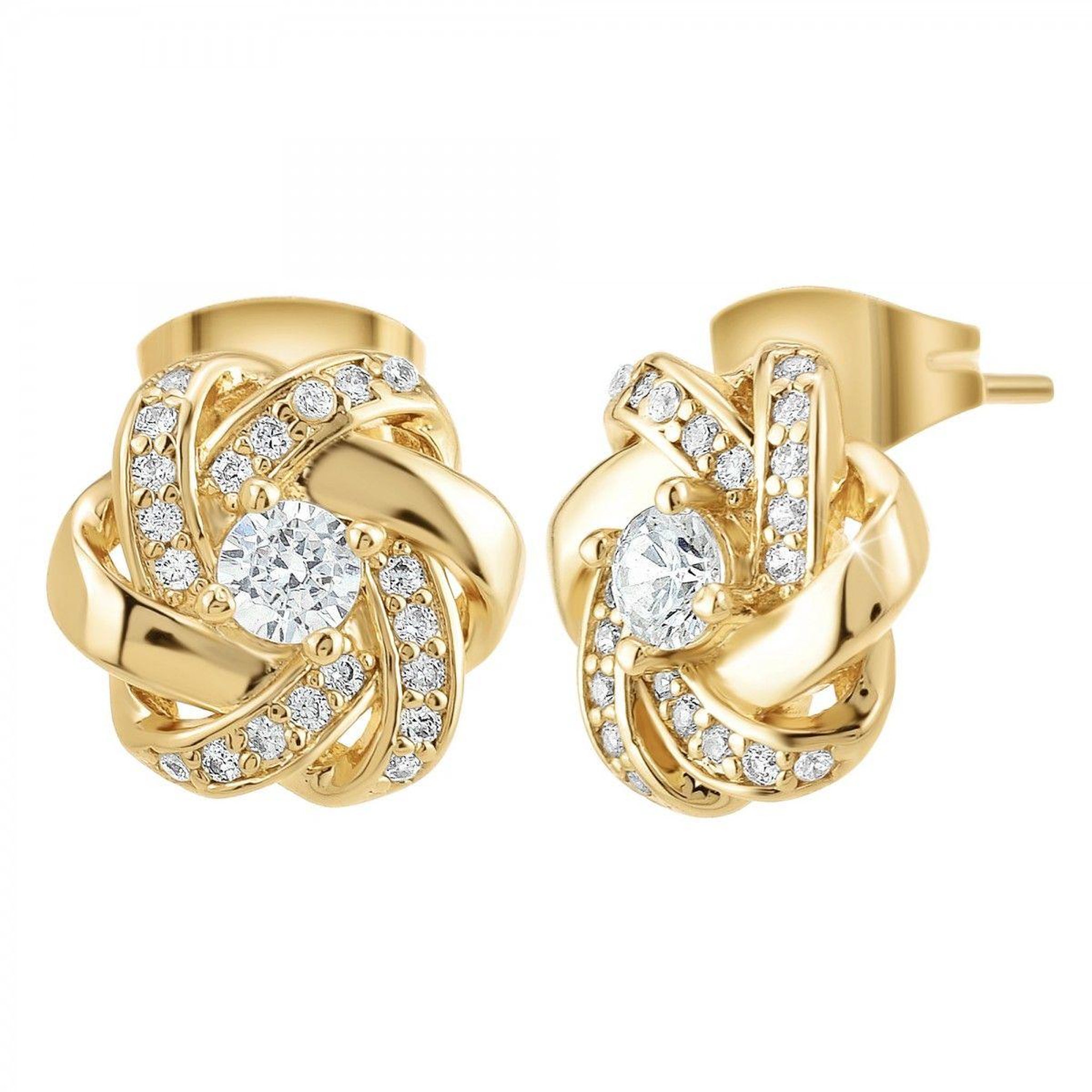 Voir la diapositive 1 : SC BOHEME Boucles d'oreilles ornées de Cristaux scintillants par SC Bohème