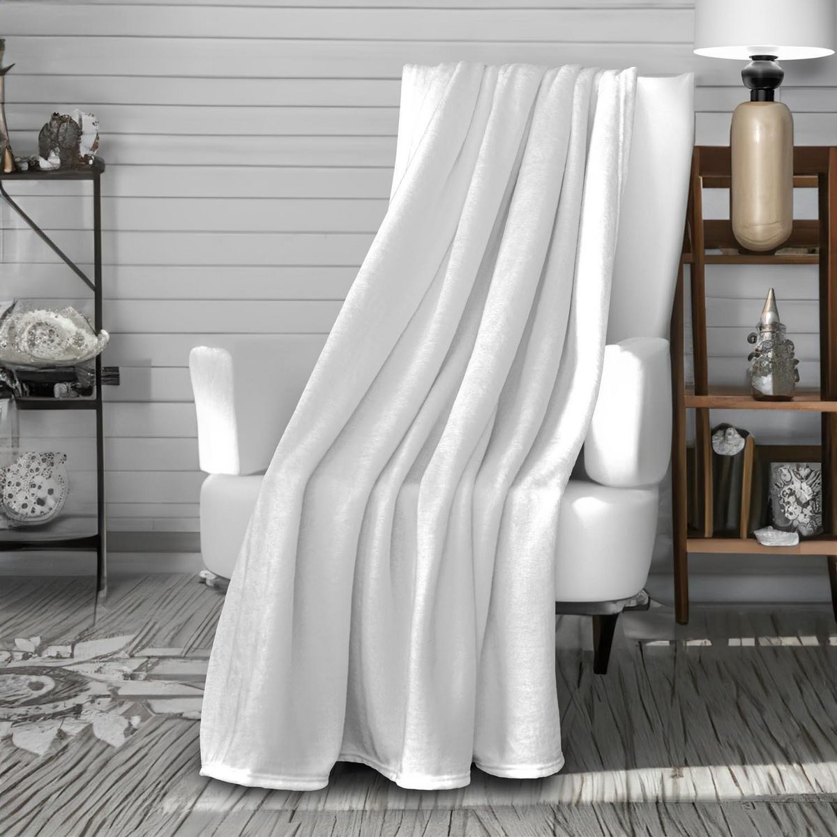 SOLEIL D'OCRE Couverture, Plaid en flanelle CALIN par Soleil d'Ocre