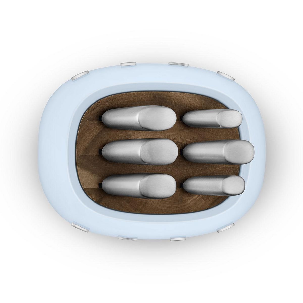 SMEG Bloc de 6 couteaux bleu - KBSF02PB