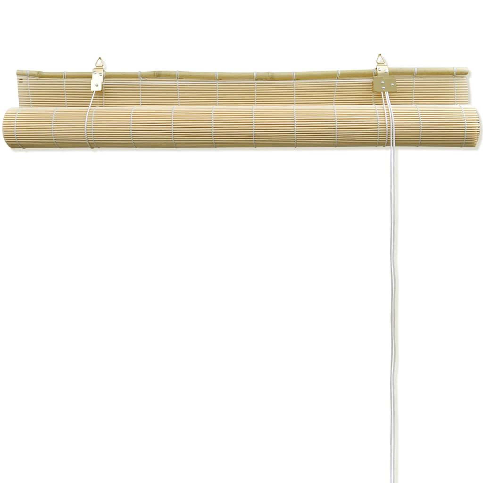 Voir la diapositive 5 : VIDAXL Store a rouleau bambou naturel 100x160 cm