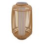 Voir la diapositive 1 : Lumisky Lanterne solaire MARIEL Marron Rotin 31x31x H60cm