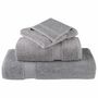 Voir la diapositive 4 : VIDAXL Serviettes de visage de qualité supérieure SOLUND 2 pcs gris