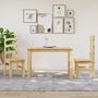Voir la diapositive 3 : VIDAXL Table a manger Panama 117x60x75 cm bois massif de pin
