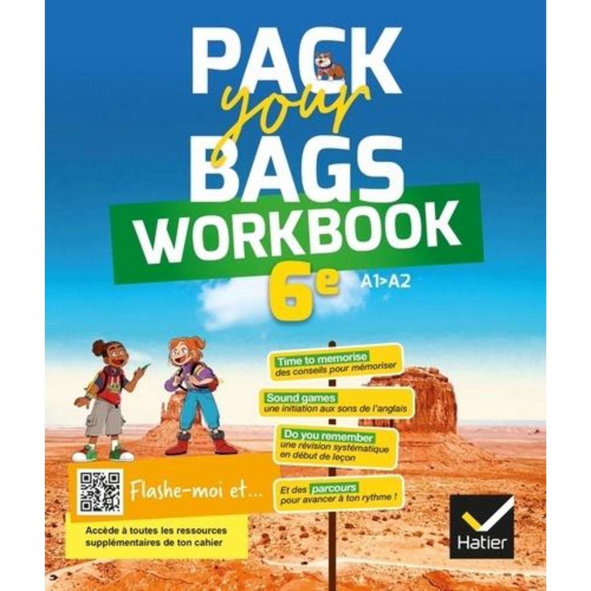 PACK YOUR BAGS 6E A1>A2. WORKBOOK, EDITION 2021, Jardon Elisabeth