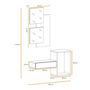 Voir la diapositive 5 : Paris Prix Ensemble Meubles Dressing Design  Easy  170 cm Noir