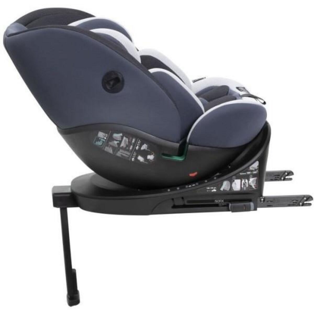 CHICCO Siege Auto Siege-auto - CHICCO - EVERONE - Groupe 0/1/2/3 - I-Size - Pivotant - Inclinable - Réducteur - Silver