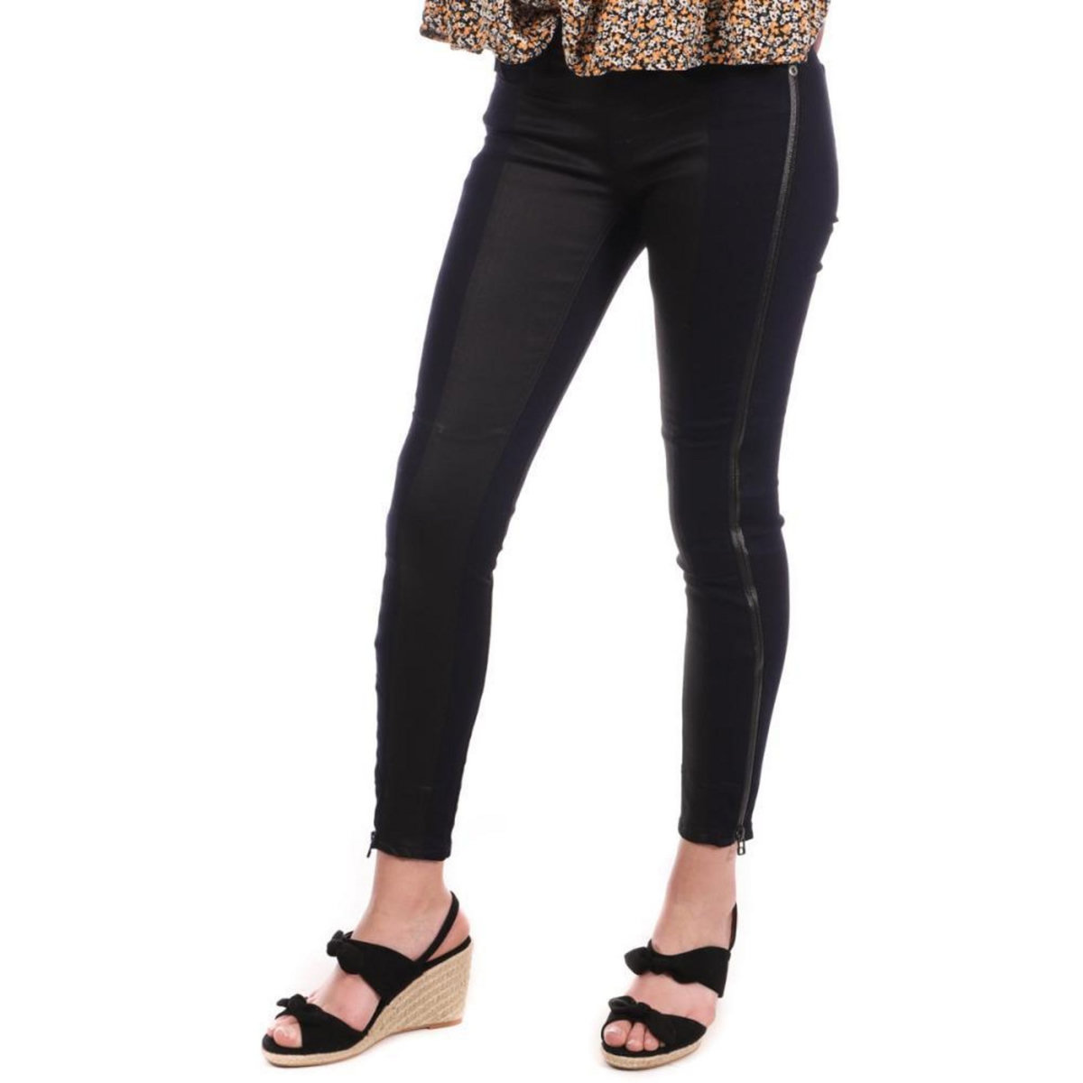 G-Star Raw Jean Skinny Bleu Foncé/Noir Femme G-Star Custom Trason - W24