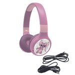Lexibook Casque 2 en 1 Stitch Angel Bluetooth et Filaire avec limitation de son