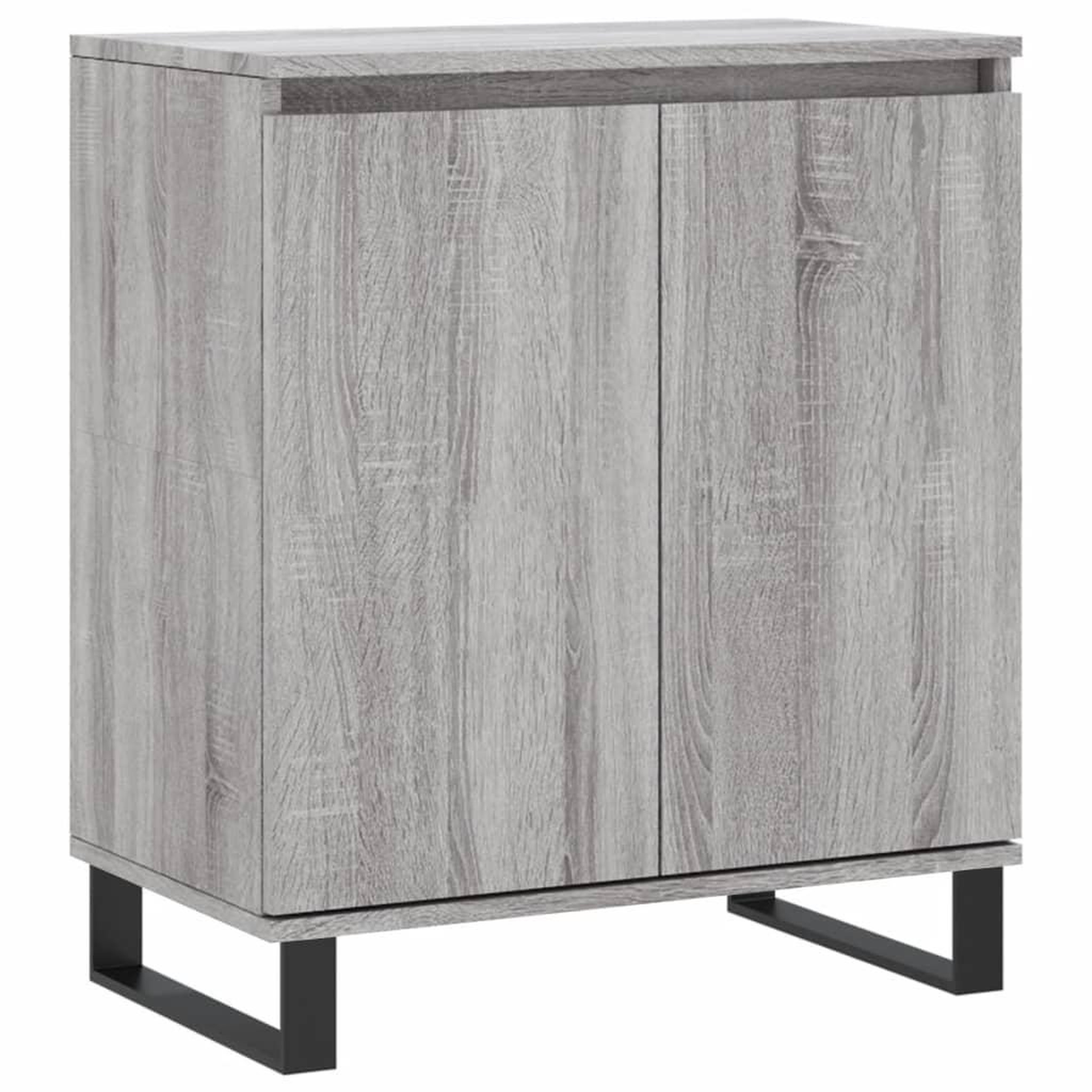 Voir la diapositive 2 : VIDAXL Buffet Sonoma gris 60x35x70 cm Bois d'ingenierie