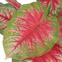 Voir la diapositive 2 : VIDAXL Plante artificielle avec pot Caladium 85 cm Vert et Rouge