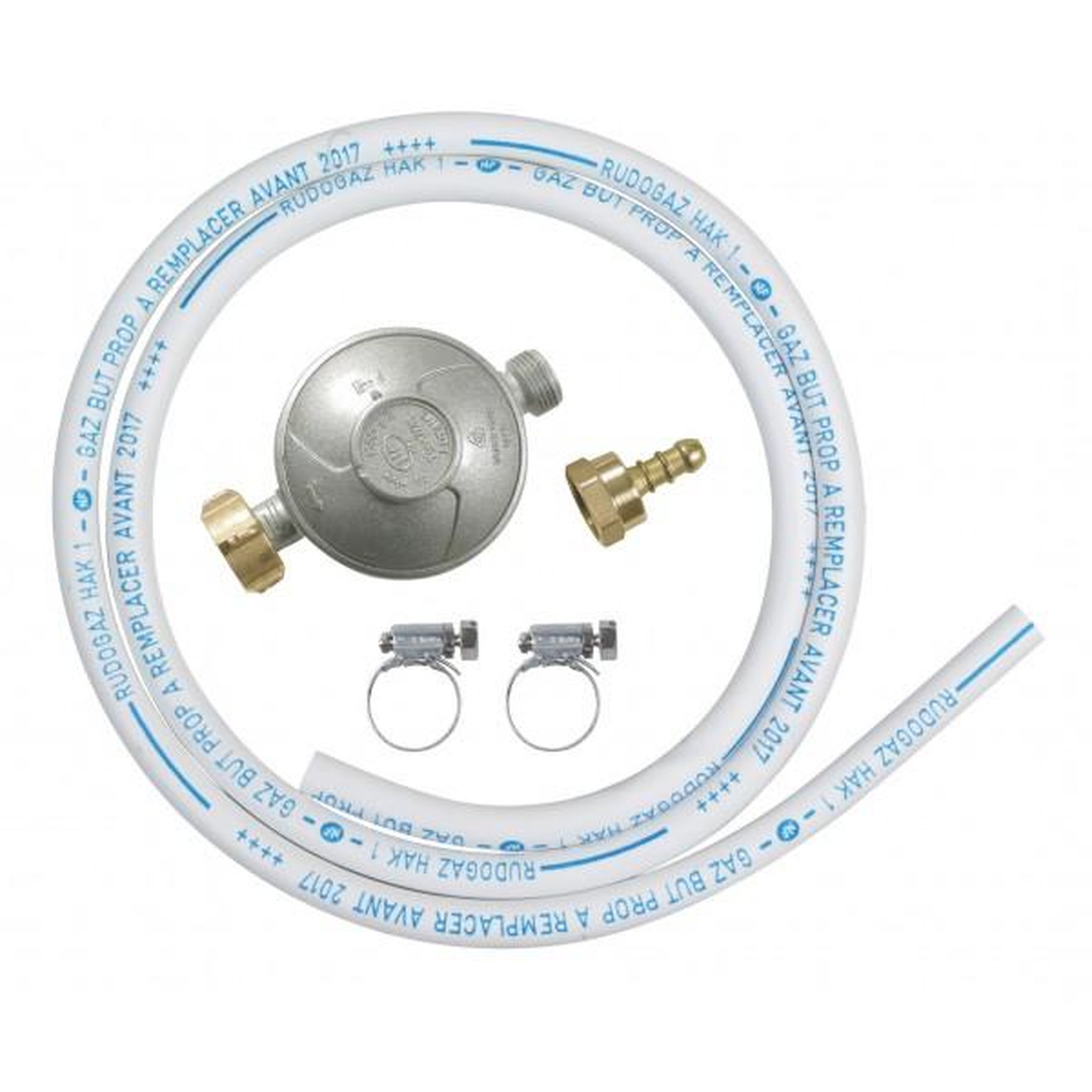 Ribitech Kit tube souple butane avec 1 détenteur, 1 tétine et 1 tube souple 1m50 - DG170TC75/B