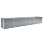 Voir la diapositive 1 : VIDAXL Lit sureleve de jardin Acier galvanise 480x80x77 cm Gris