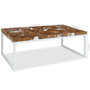 Voir la diapositive 6 : VIDAXL Table basse Teck Resine 110x60x40 cm