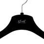 Voir la diapositive 3 : FIVE Cintre Pour Veste  Feutrine  44cm Noir