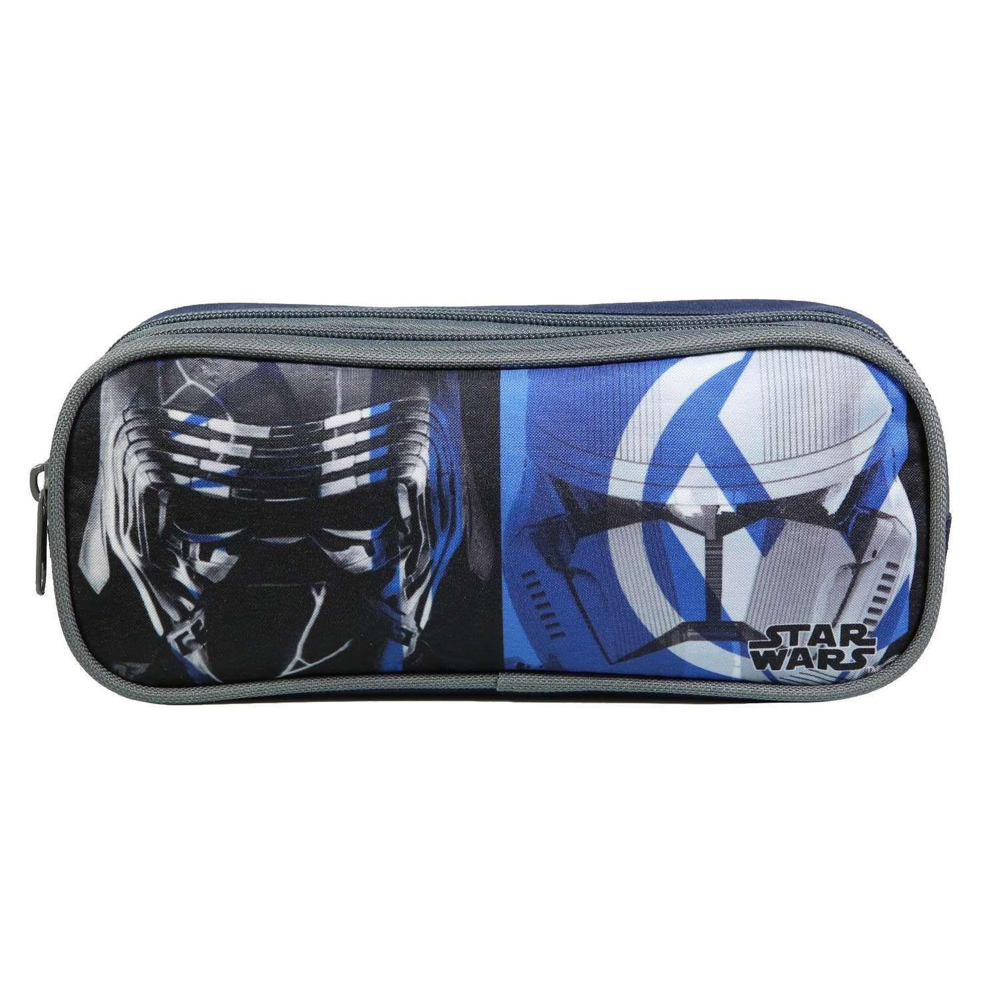 Bagtrotter BAGTROTTER Trousse scolaire 2 compartiments Disney Star Wars Bleu