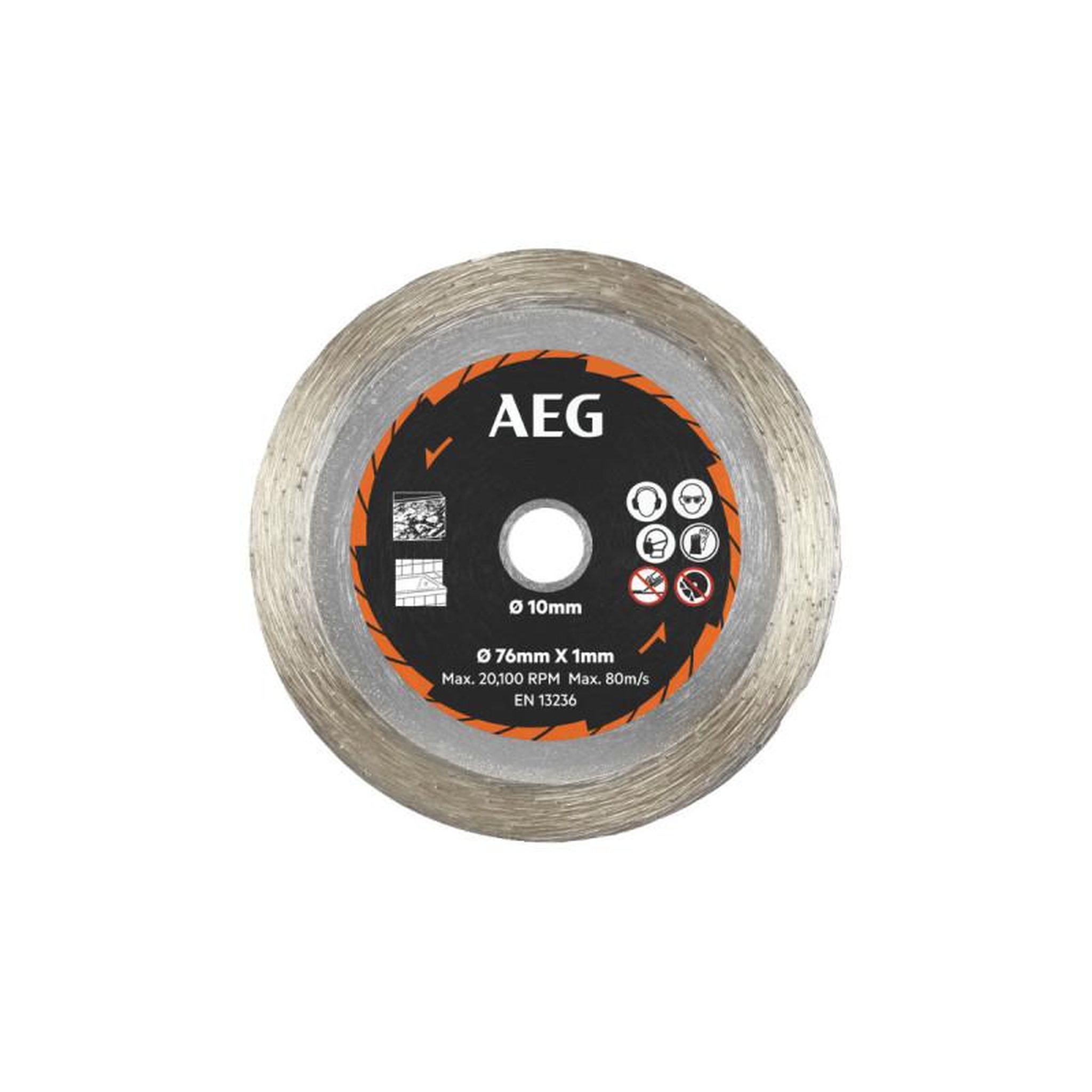 AEG Disque abrasif diamanté - 76mm - aakmmtc01