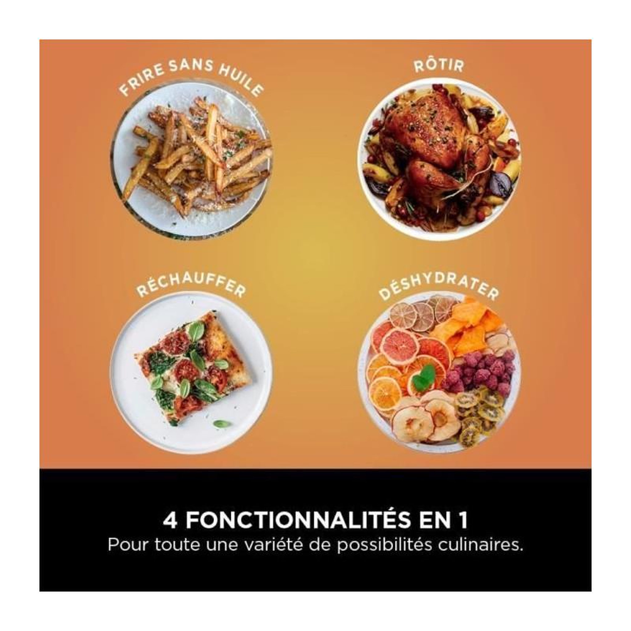 Voir la diapositive 6 : NINJA Friteuse sans huile Foodi  4,7L AF140EU