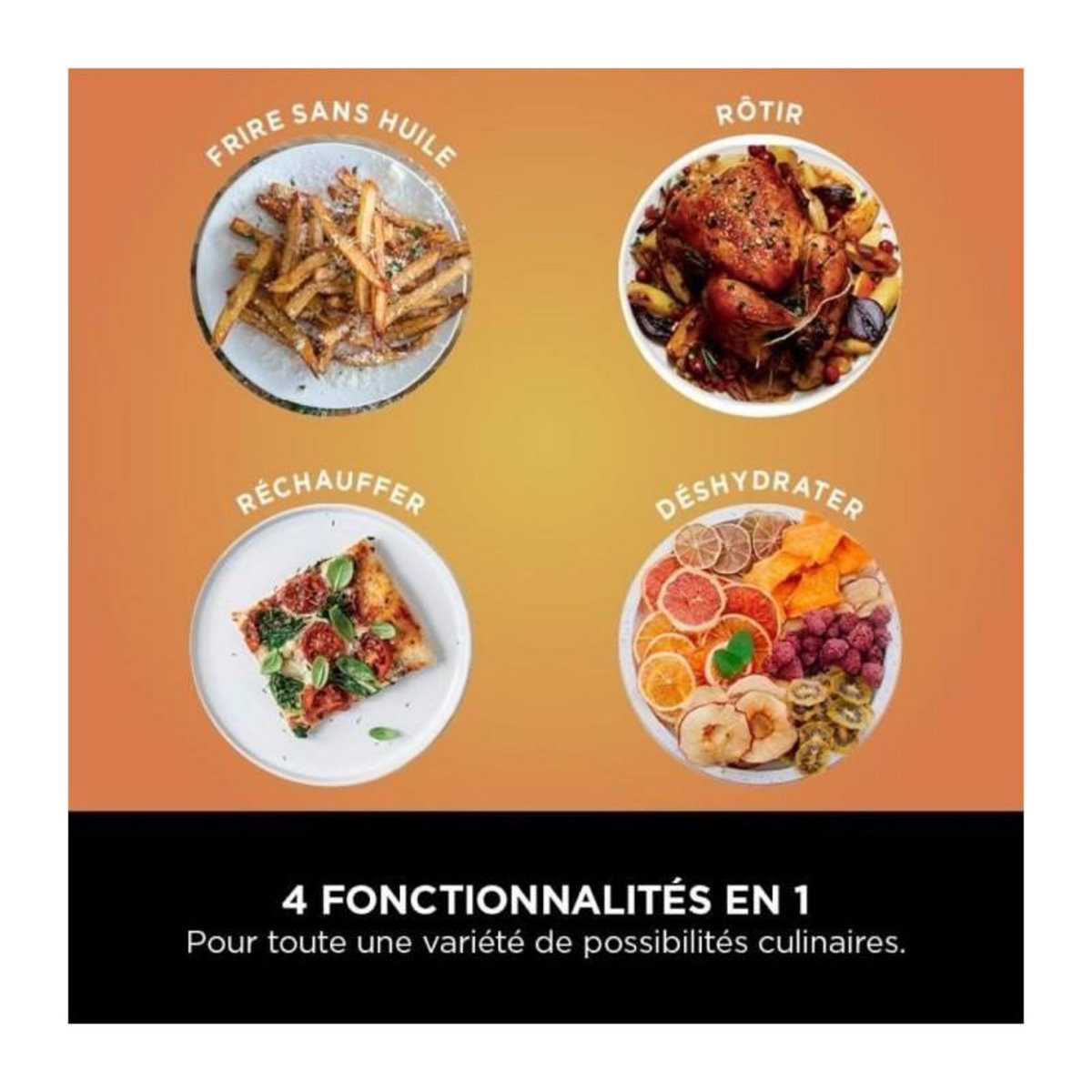 NINJA Friteuse sans huile Foodi  4,7L AF140EU