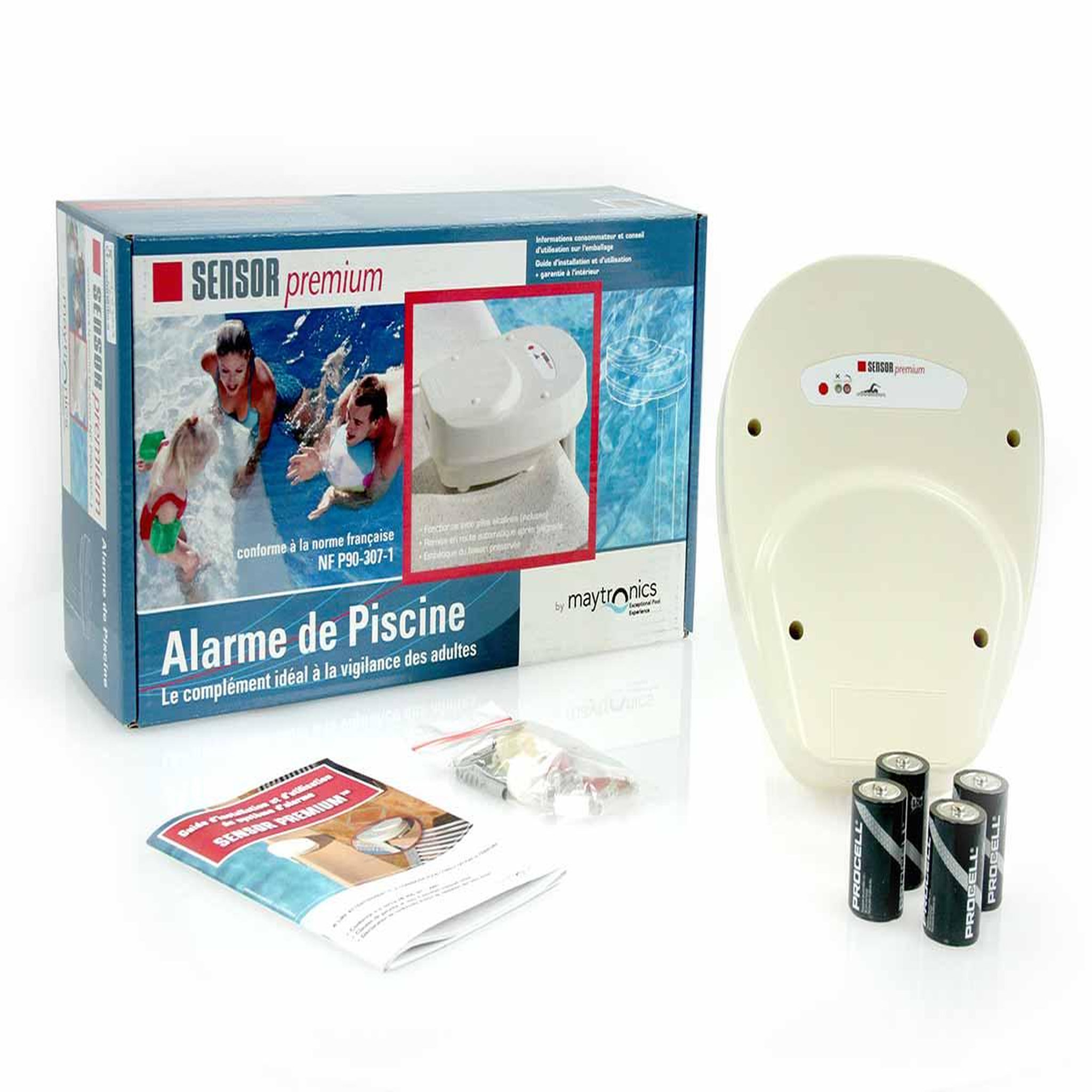 Voir la diapositive 4 : Mg international Alarme de piscine aqua sensor premium - aquasensor premium