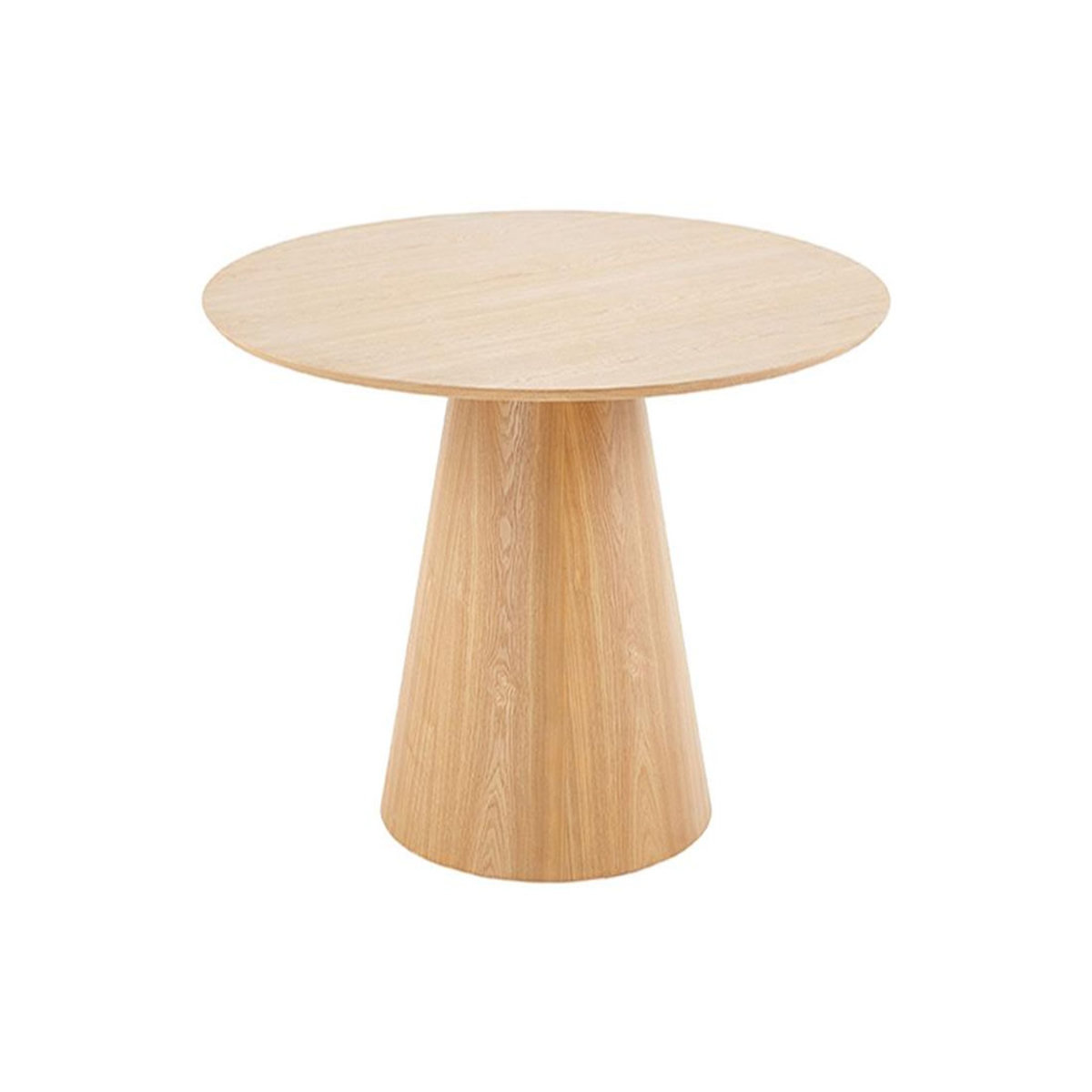 LISA DESIGN Toledo - table à manger ronde - effet bois - 120 cm - 4 à 6 personnes