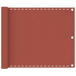 VIDAXL Ecran de balcon Terre cuite 75x600 cm PEHD