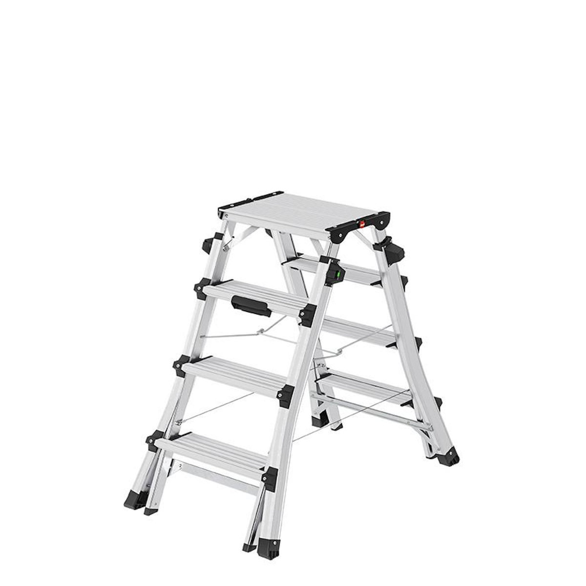 HAILO Escabeau double accès professionnel télescopique 2x6 marches HAILO D100