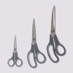 FIVE Set de 3 paires de ciseaux multi-usages