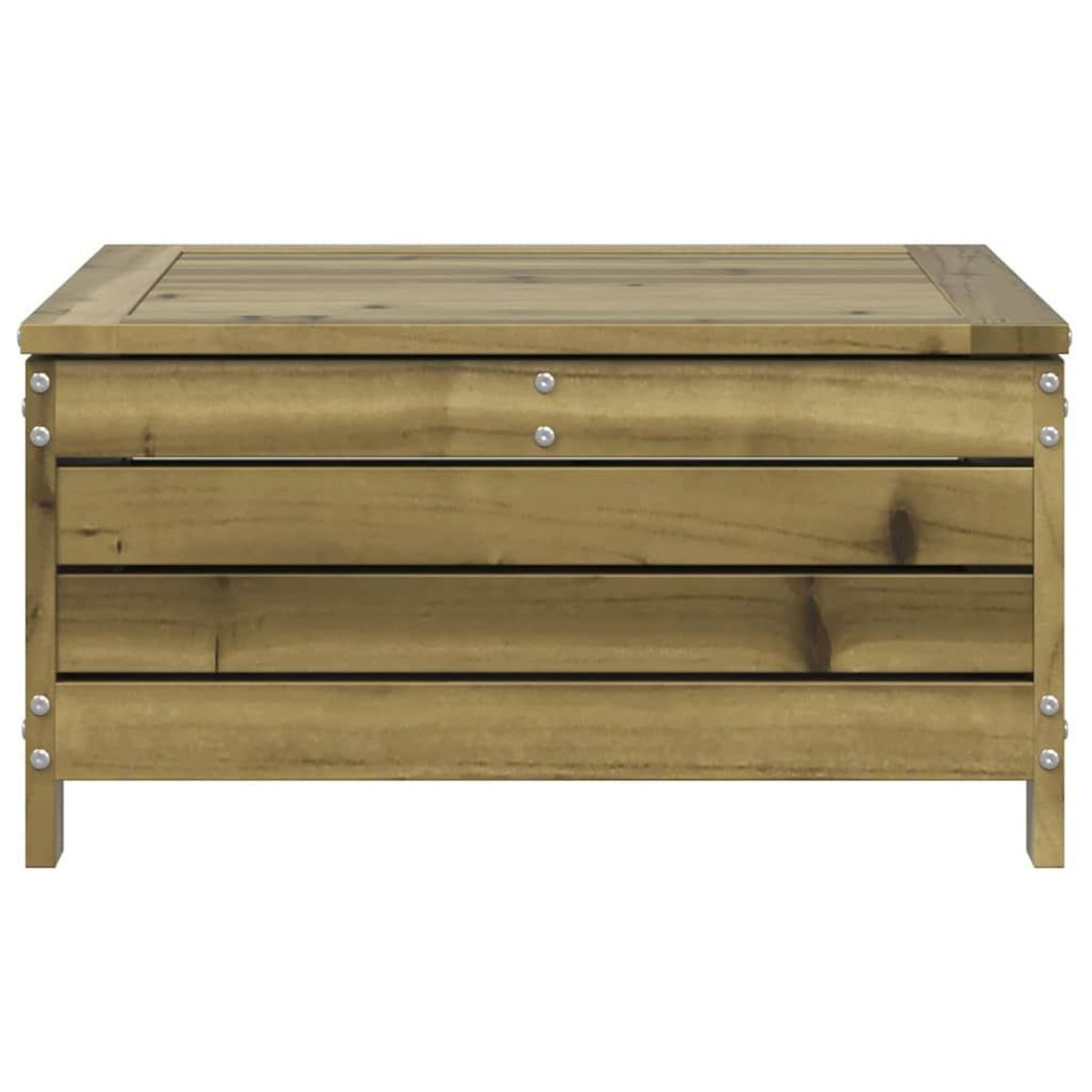 VIDAXL Repose-pied de jardin 62x63,5x32 cm bois de pin impregne