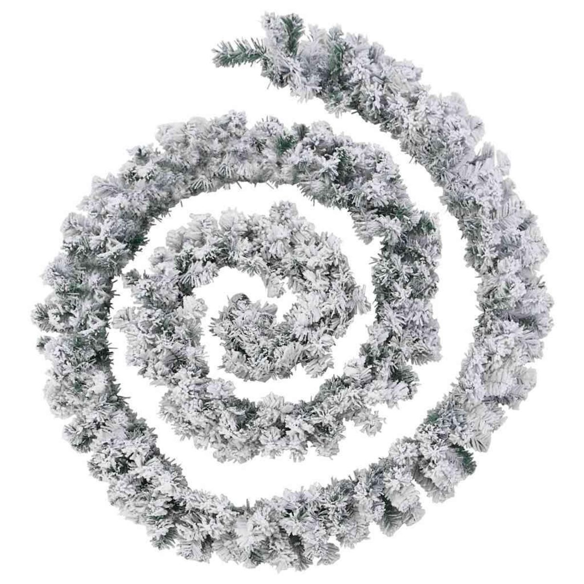 VIDAXL Guirlande de Noël avec lumieres LED vert 10 m PVC