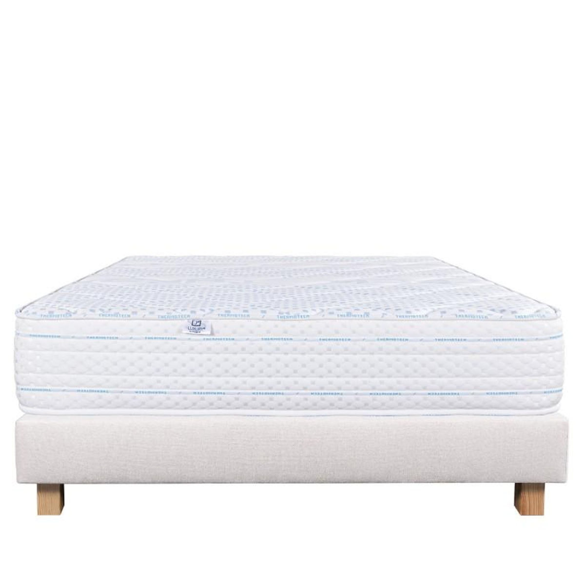 LUXURY LITERIE Ensemble literie mousse, Thermotec Ferme, Beige