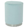 Voir la diapositive 1 : Paris Prix Pouf Rond Design  Nona  44cm Bleu Clair