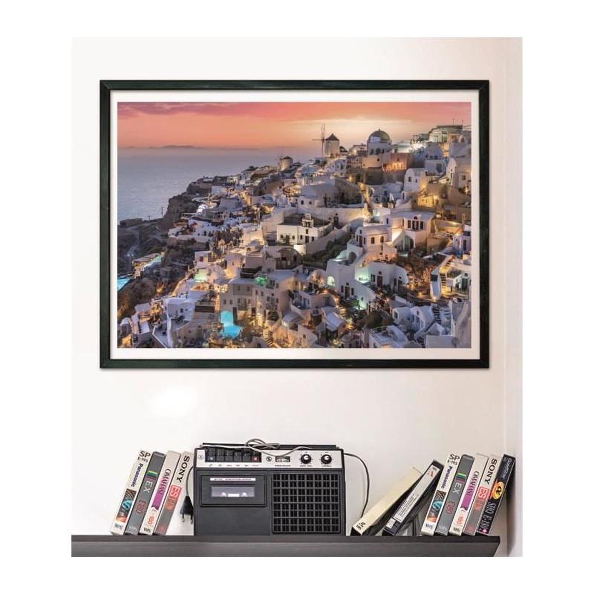 Voir la diapositive 4 : CLEMENTONI Puzzle 1000 pièces Shades of Santorini – Clementoni – Compact – Adulte – Haute qualité