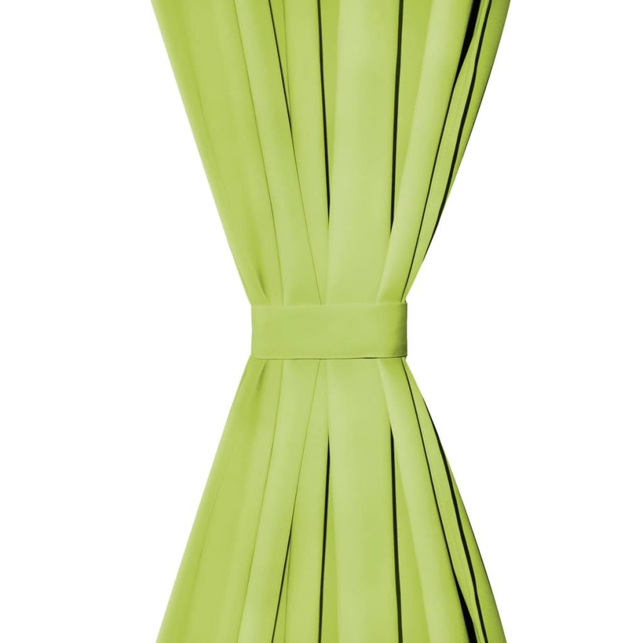 Voir la diapositive 3 : VIDAXL Rideau occultant avec boucles 2 pcs 140 x 175 cm Vert