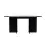 Voir la diapositive 2 : Paris Prix Table à Manger Extensible  Strada  120-170cm Noir