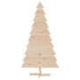 Voir la diapositive 3 : VIDAXL Arbre de Noël en bois pour décoration 180 cm bois massif de pin