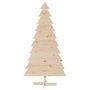 Voir la diapositive 3 : VIDAXL Arbre de Noël en bois pour décoration 180 cm bois massif de pin