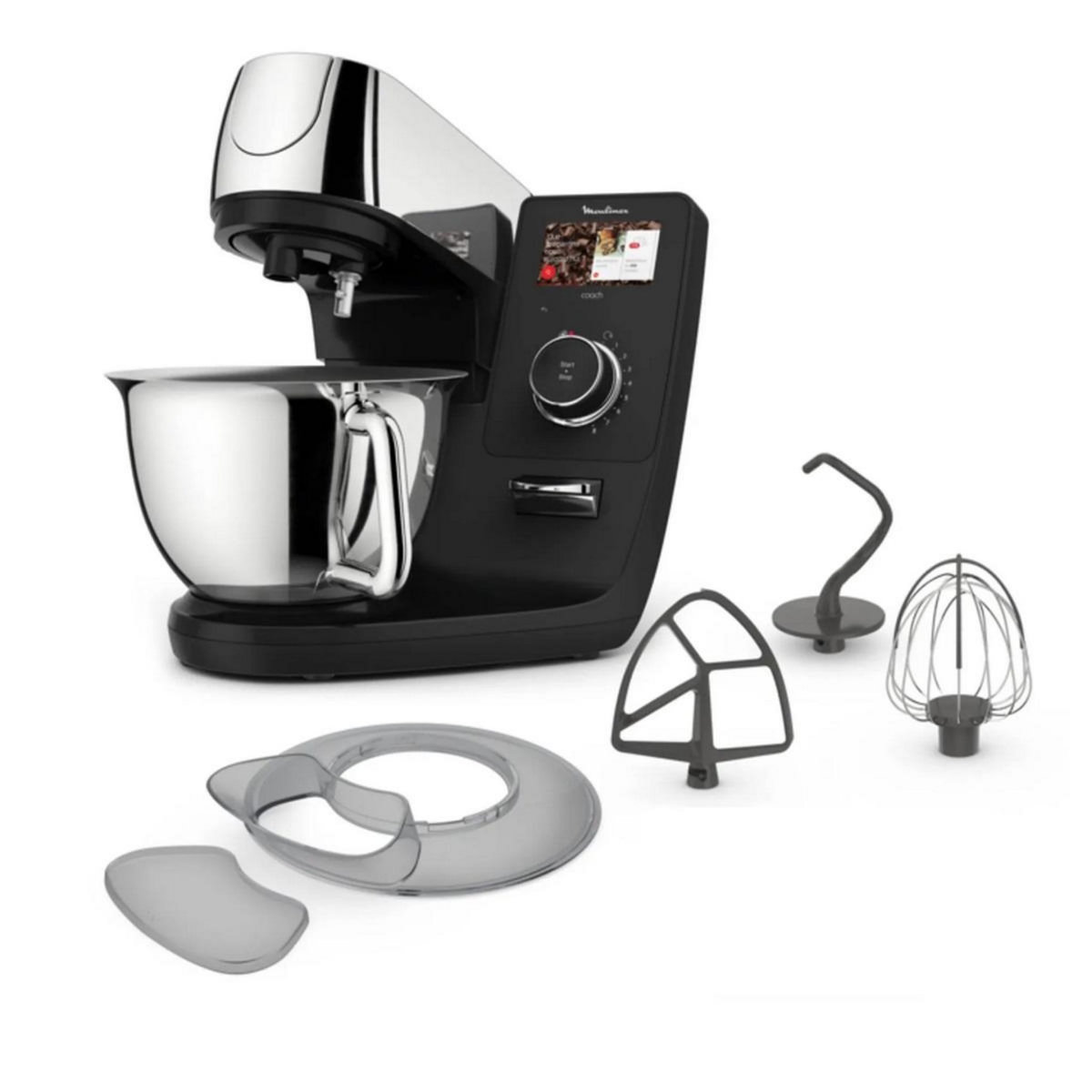 MOULINEX Robot pâtissier 5.5l 1200w noir/silver - QA950D10