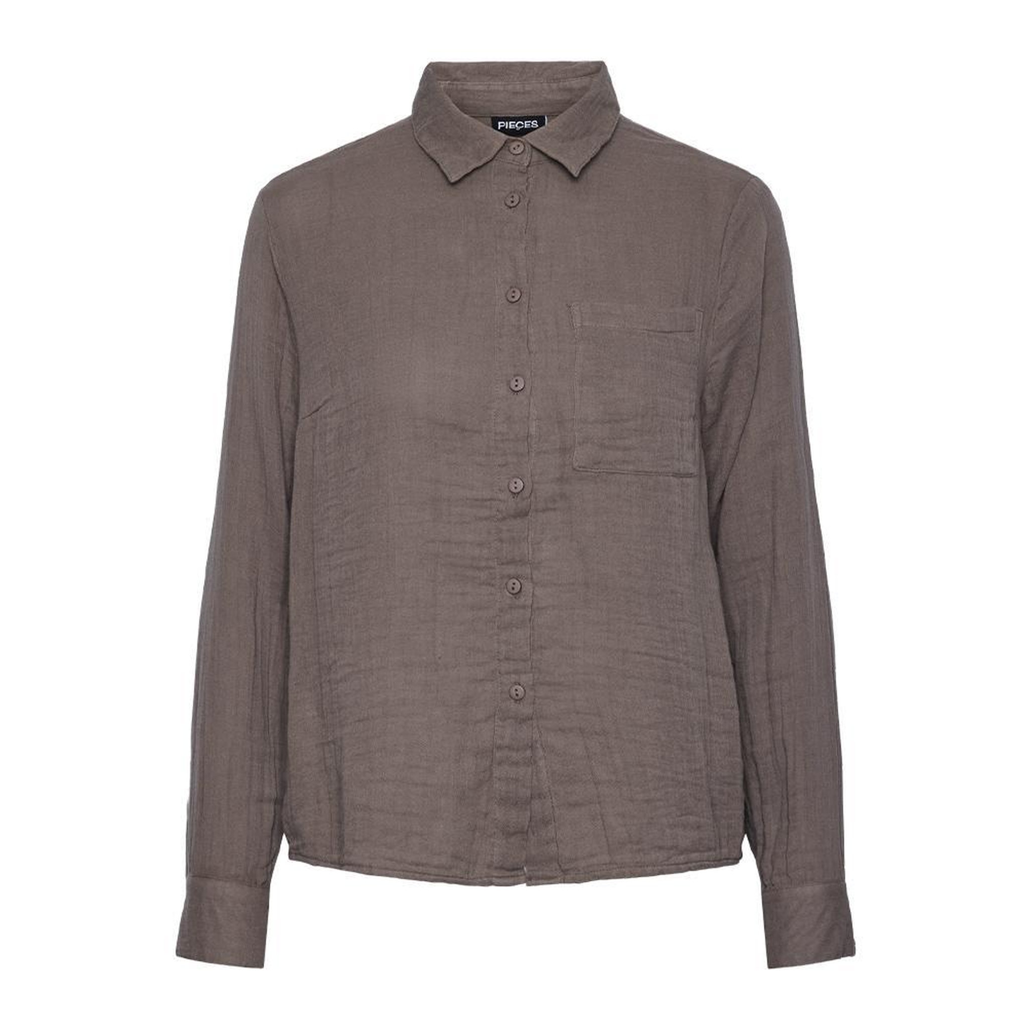 Voir la diapositive 1 : Pieces Chemise Marron Femme Pieces Kappel
