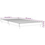 Voir la diapositive 6 : VIDAXL Cadre de lit sans matelas gris beton 90x200 cm