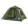 Voir la diapositive 4 : VIDAXL Tente de camping a dome 4 personnes vert liberation rapide