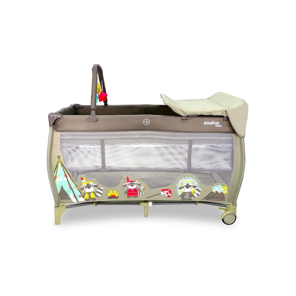 Asalvo Lit de voyage Complet Raccoon