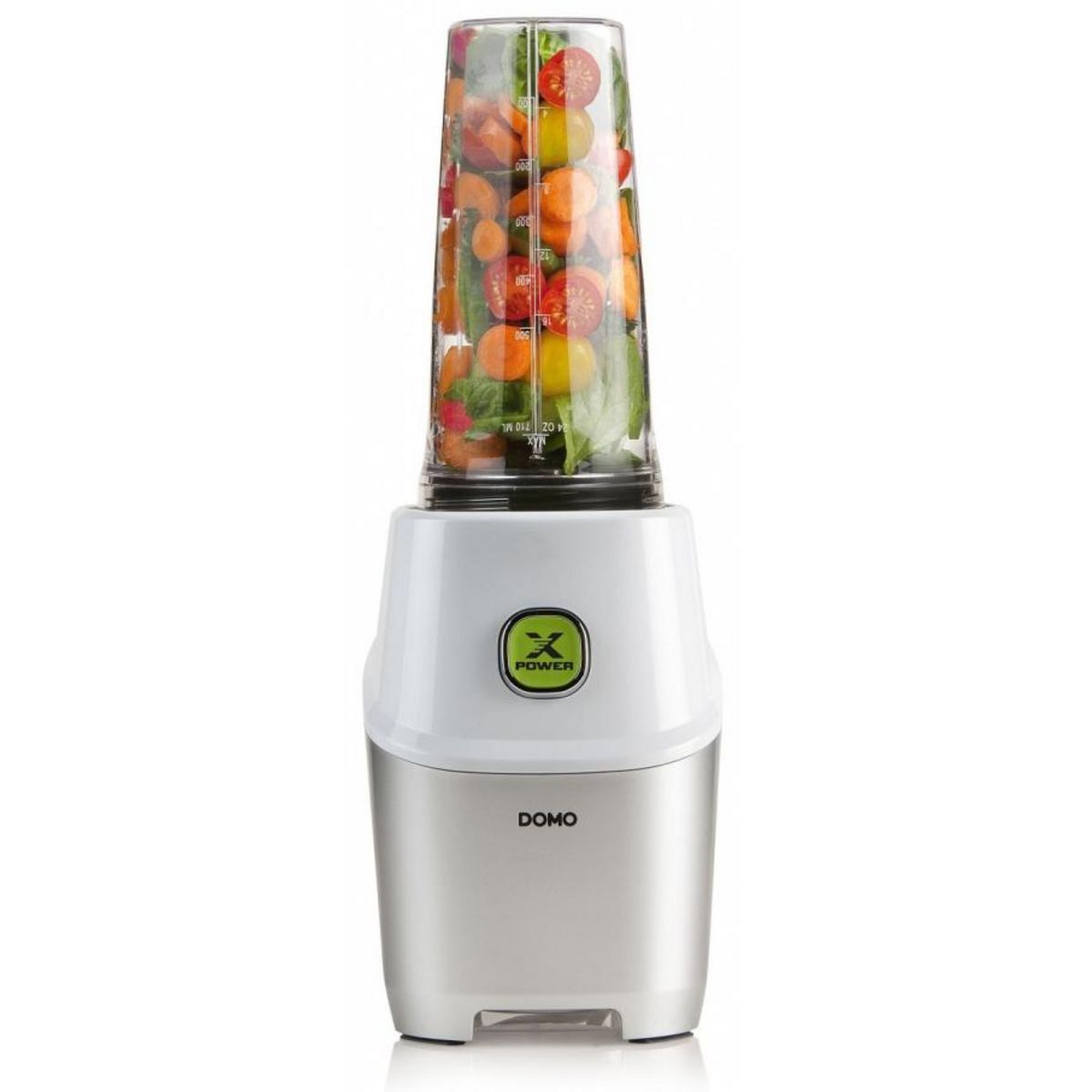 Domo Blender 0.6l 1000w blanc/argent - do700bl