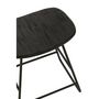 Voir la diapositive 5 : Paris Prix Tabouret en Bois  Teck  45cm Noir