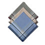 Voir la diapositive 1 : VANDERSICKEL Lot de 12 mouchoirs homme couleur 40x40 cm 100% coton