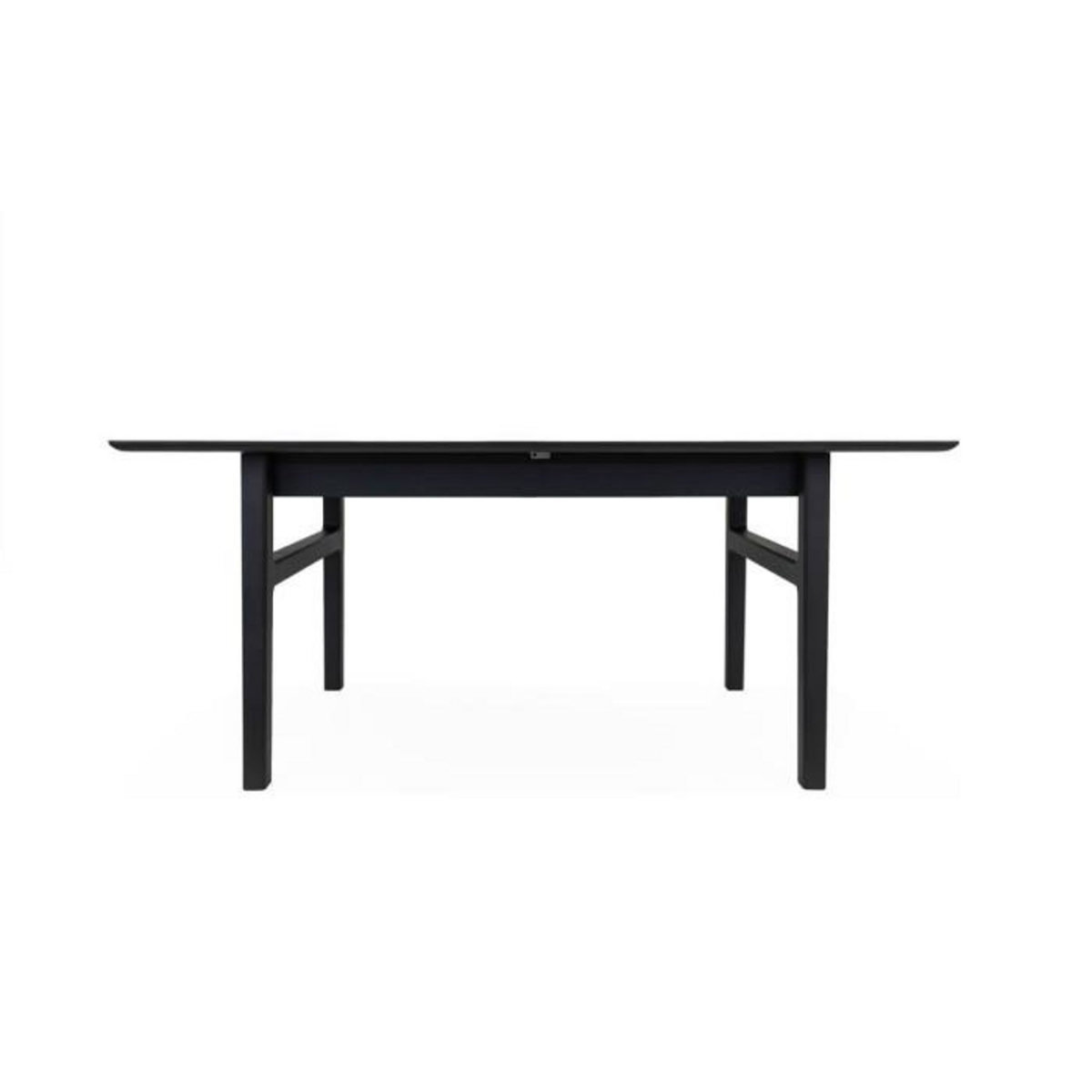 Paris Prix Table à Manger Extensible  Butterfly  180-220cm Noir